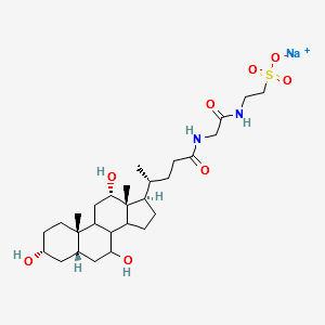 Sodium tauroglycocholate structure, CAS 41945-48-6