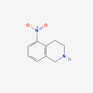 5-Nitro-1,2,3,4-tetrahydroisoquinoline structure, CAS 41959-45-9