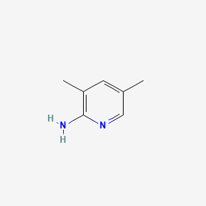 3,5-Dimethylpyridin-2-amine structure, CAS 41995-30-6