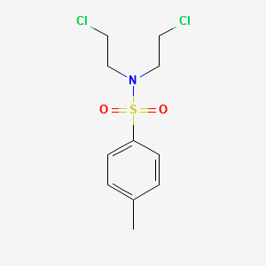 N,N-Bis(2-chloroethyl)-p-toluenesulphonamide structure, CAS 42137-88-2