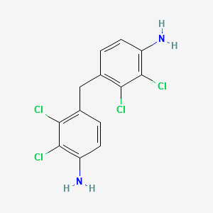 Bis(4-amino-2,3-dichlorophenyl)methane structure, CAS 42240-73-3