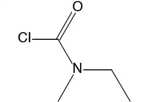 Ethylmethyl-carbamic chloride structure, CAS 42252-34-6