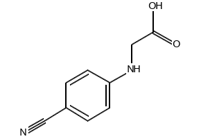 N-(4-Cyanophenyl)glycine structure, CAS 42288-26-6