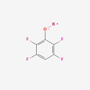 2,3,5,6-Tetrafluorophenole potassium salt structure, CAS 42289-34-9