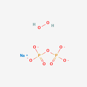 Sodiumpyrophosphateperoxide structure, CAS 15039-07-3