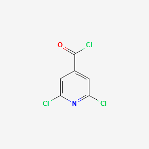 2,6-Dichloropyridine-4-carbonyl chloride structure, CAS 42521-08-4