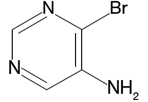 5-AMINO-4-BROMOPYRIMIDINE structure, CAS 849353-34-0