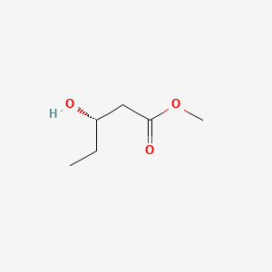 (+)-Methyl (S)-3-hydroxyvalerate structure, CAS 42558-50-9