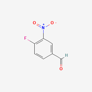 3-Nitro-4-fluorobenzaldehyde structure, CAS 42564-51-2