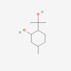 p-Menthane-3,8-diol structure, CAS 42822-86-6