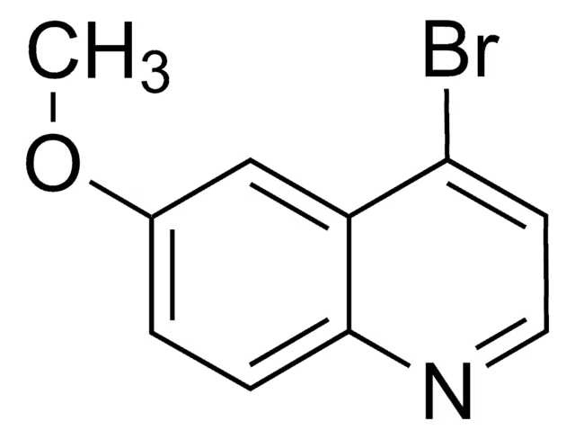 4-Bromo-6-methoxyquinoline structure, CAS 42881-66-3