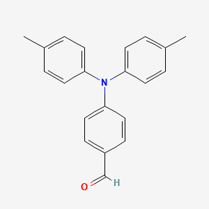 4-Di-p-tolylamino-benzaldehyde structure, CAS 42906-19-4