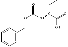 (S)-2-(Benzyloxycarbonylamino)butanoic acid structure, CAS 42918-86-5
