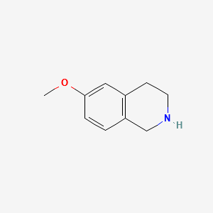 6-Methoxy-1,2,3,4-tetrahydroisoquinoline structure, CAS 42923-77-3