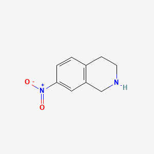 7-Nitro-1,2,3,4-tetrahydroisoquinoline structure, CAS 42923-79-5