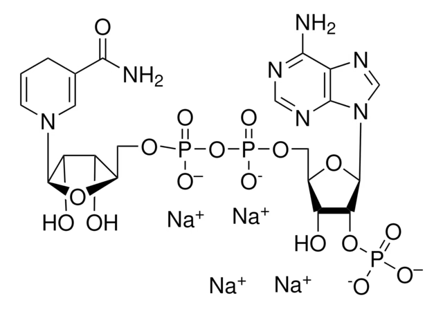 Nicotinamide hypoxanthine dinucleotide phosphate reduced tetrasodium salt structure, CAS 42934-87-2