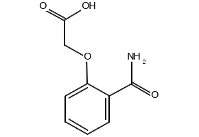 Sodium salicylamide-O-acetate structure, CAS 43023-70-7