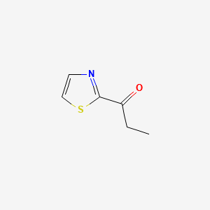 2-Propionylthiazole structure, CAS 43039-98-1