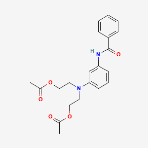 3-Benzamidophenyliminodiethyl diacetate structure, CAS 43051-43-0
