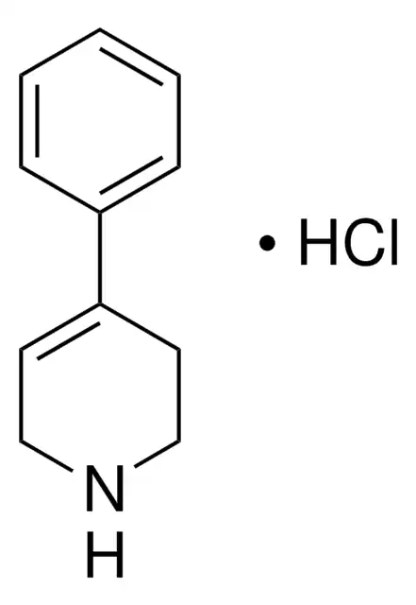 4-Phenyl-1,2,3,6-tetrahydropyridine hydrochloride structure, CAS 43064-12-6
