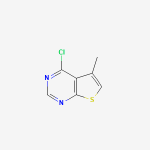 4-Chloro-5-methylthieno[2,3-d]pyrimidine structure, CAS 43088-67-1