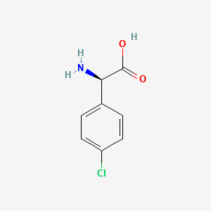 D(-)-4-Chlorophenylglycine structure, CAS 43189-37-3
