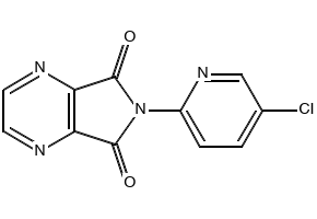 6-(5-Chloro-2-pyridyl)-5H-pyrrolo[3,4-b]pyrazine-5,7(6H)-dione structure, CAS 43200-82-4