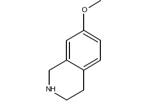 1,2,3,4-Tetrahydro-7-methoxyisoquinoline structure, CAS 43207-78-9