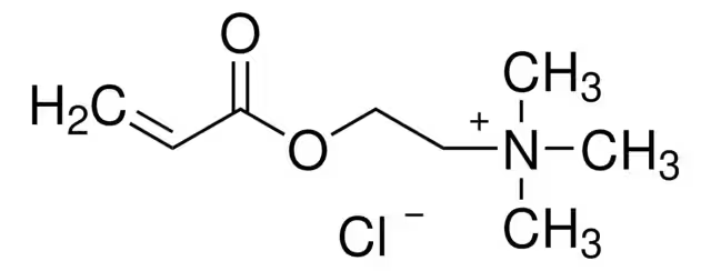 Acryloyloxyethyltrimethyl ammonium chloride structure, CAS 44992-01-0