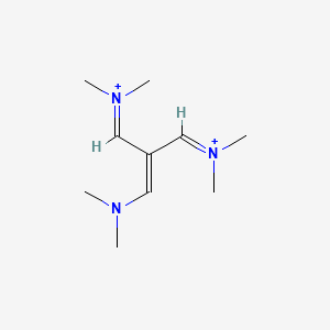 2-[(Dimethylamino)methylene]-N1,N1,N3,N3-tetramethyl-1,3-propanediaminium structure, CAS 45084-94-4