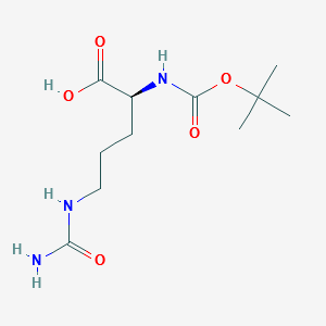 Boc-L-citrulline structure, CAS 45234-13-7