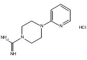 Piperazine-1-carboximidamide structure, CAS 45695-84-9