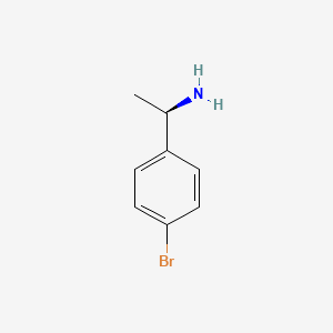 (R)-(+)-1-(4-Bromophenyl)ethylamine structure, CAS 45791-36-4