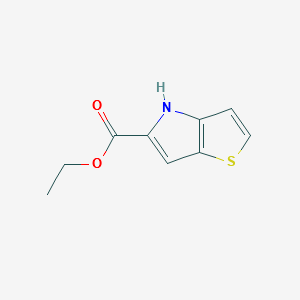 Ethyl 4H-thieno[2,3-d]pyrrole-5-carboxylate structure, CAS 46193-76-4