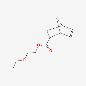 Bicyclo[2.2.1]hept-5-ene-2-carboxylic acid 2-ethoxyethyl ester structure, CAS 46399-60-4