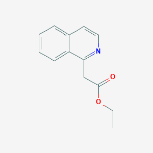Ethyl 1-isoquinolineacetate structure, CAS 46502-61-8