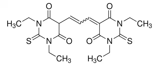 Bis(1,3-diethylthiobarbituric acid)trimethine oxonol structure, CAS 47623-98-3