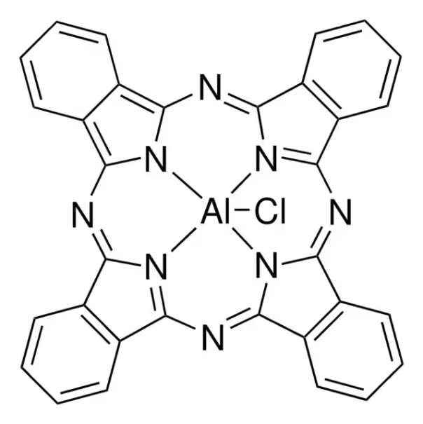Aluminium phthalocyanine structure, CAS 47822-79-7