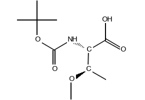 Boc-O-methyl-L-threonine structure, CAS 48068-25-3