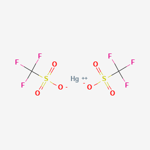 Mercury(II) trifluoromethanesulphonate structure, CAS 49540-00-3