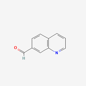 Quinoline-7-carbaldehyde structure, CAS 49573-30-0