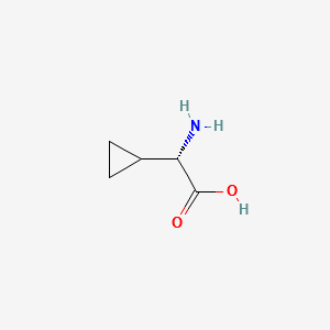 L-Cyclopropylglycine structure, CAS 49606-99-7