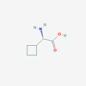 L-Cyclobutylglycine, (S)-alpha-Amino-cyclobutaneacetic acid; structure, CAS 49607-08-1