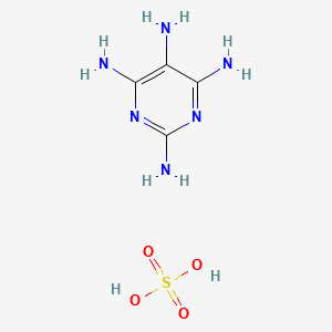 Pyrimidinetetramine sulfate structure, CAS 49647-58-7