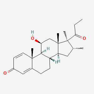 Rimexolone structure, CAS 49697-38-3