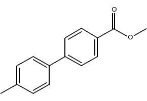 Methyl 4'-methyl[1,1'-biphenyl]-4-carboxylate structure, CAS 49742-56-5