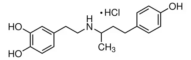 Dobutamine hydrochloride structure, CAS 49745-95-1