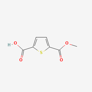 5-(Methoxycarbonyl)thiophene-2-carboxylic acid structure, CAS 50340-79-9