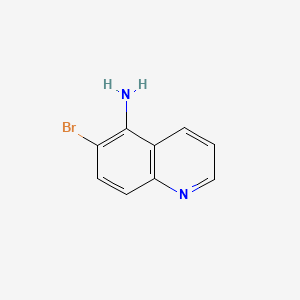 5-Amino-6-bromoquinoline structure, CAS 50358-39-9