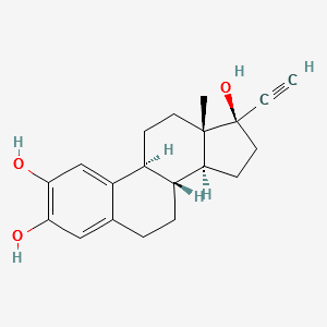 2-Hydroxyethynylestradiol structure, CAS 50394-89-3